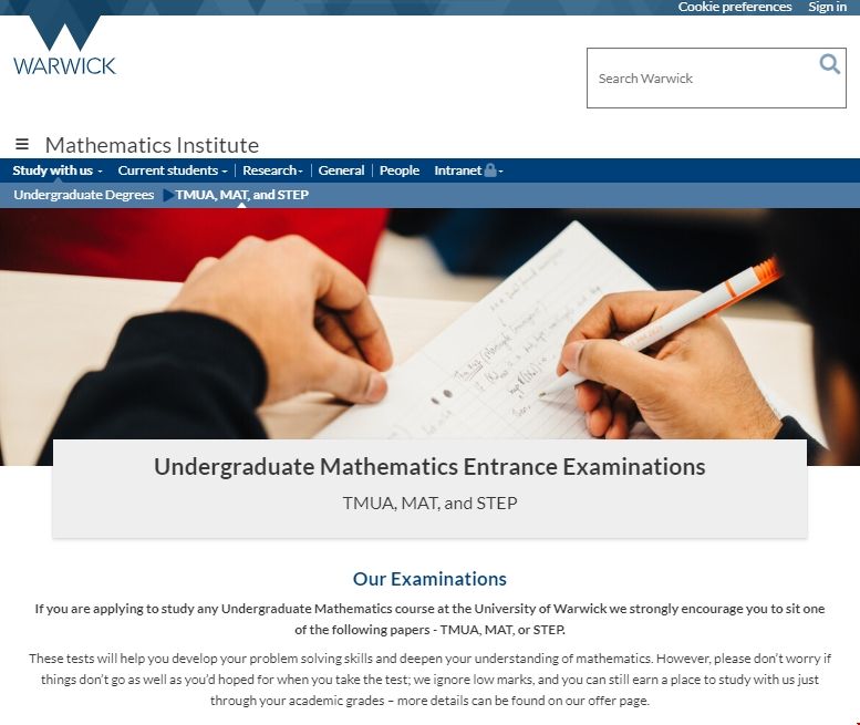 華威大學部分專業強制要求TMUA.png